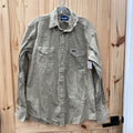 MENS WRANGLER LS BEIGE SNAP UP SHIRT L