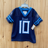 BOYS TITANS JERSEY SHIRT BLUE # 10 HOPKINS 3T NWT
