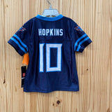 BOYS TITANS JERSEY SHIRT BLUE # 10 HOPKINS 3T NWT