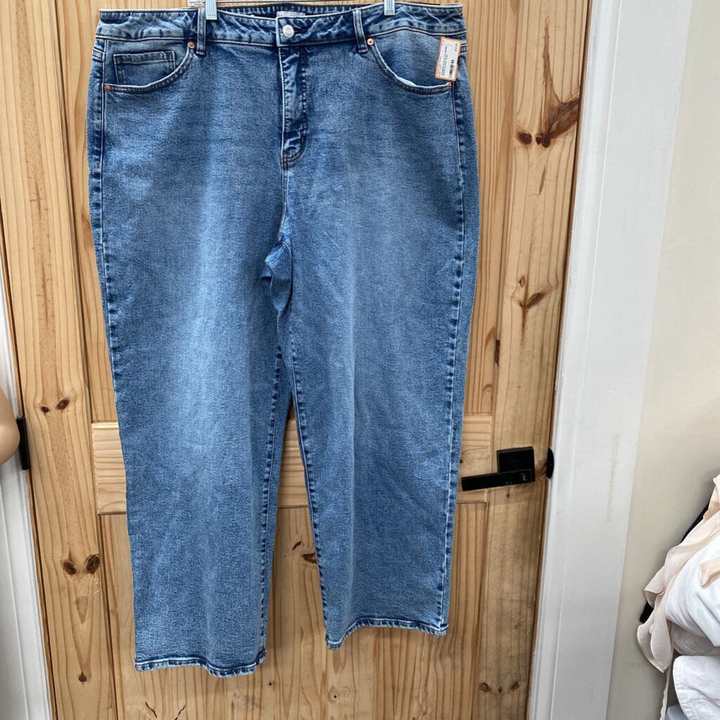 WOMENS AVA & VIV DENIM JEANS 22 NWT