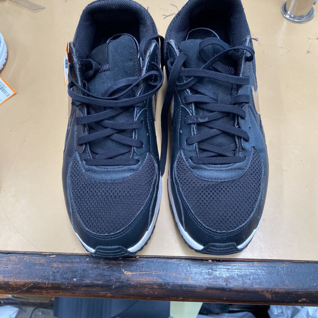 NIKE AIR MAX SHOES BLK/WHITE/GOLD 8