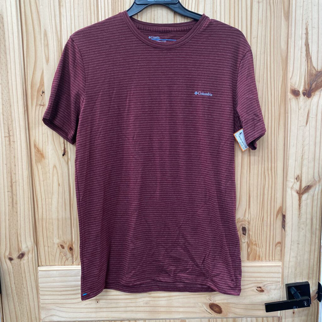 MENS COLUMBIA WINE SHIRT L