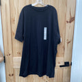 MENS ST. JOHNS BAY BLK SHIRT 3XLT NWT