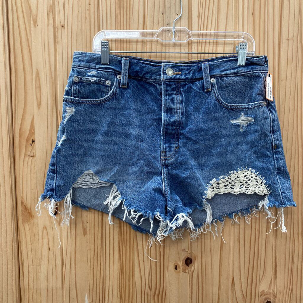 WOMENS LUCKY BRAND DENIM JEAN SHORTS 12