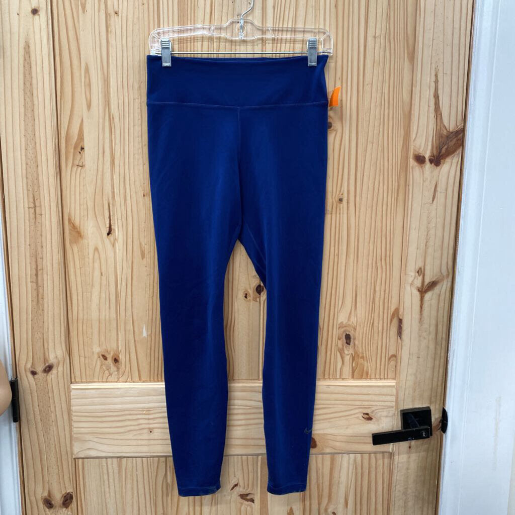 WOMENS NIKE LEGGINGS BLUE M