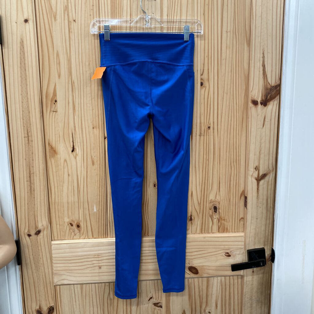 WOMENS UNDER ARMOUR ROYAL BLUE LEGGINGS S