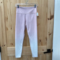 WOMENS LT PINK/WHITE OMBRE LEGGINGS S