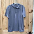 MENS ADIDAS GREY POLO SHIRT S