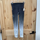WOMENS MONO B CHARCOAL/WHITE OMBRE LEGGINGS S