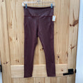 WOMENS ZYIA LEGGINGS WINE 6-8