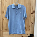 MENS TRAVIS MATHEWS LT BLUE POLO SHIRT M