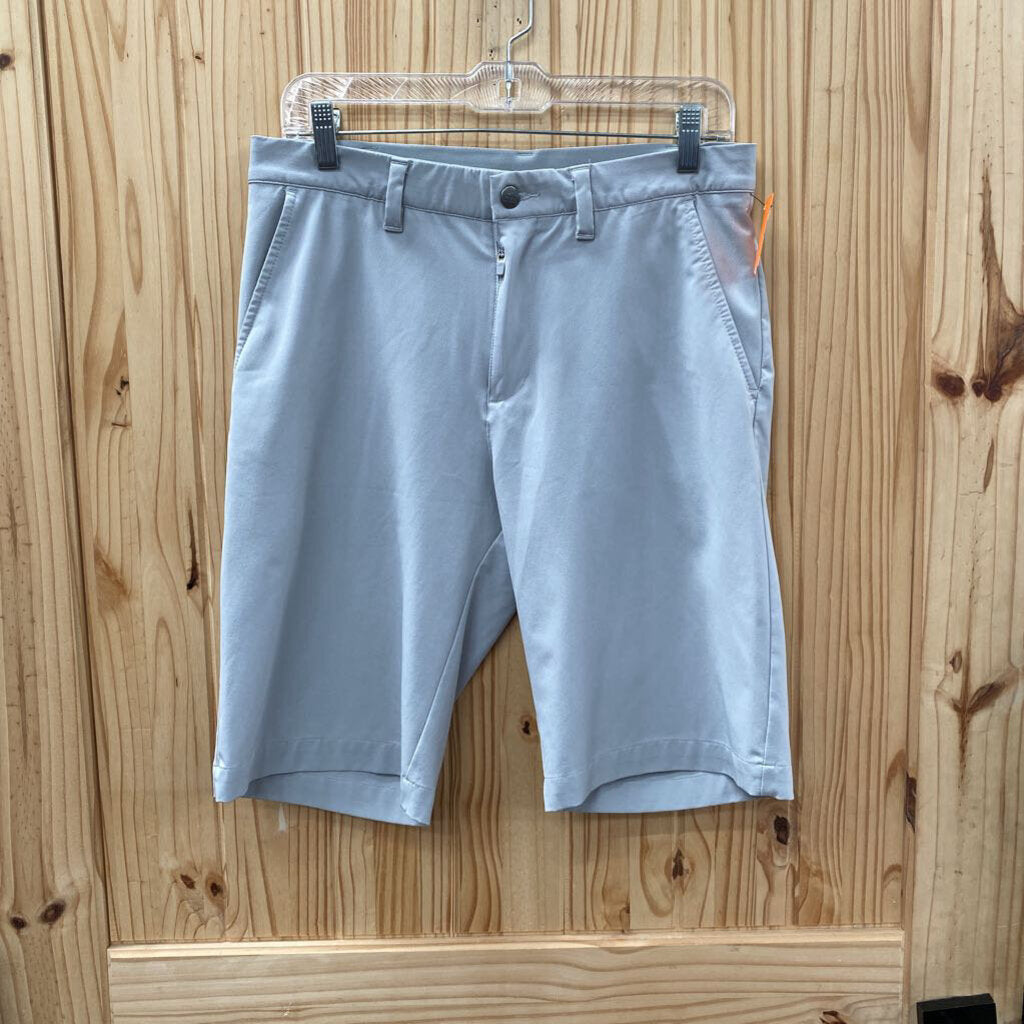 MENS ADIDAS GOLF SHORTS LT GREY 30