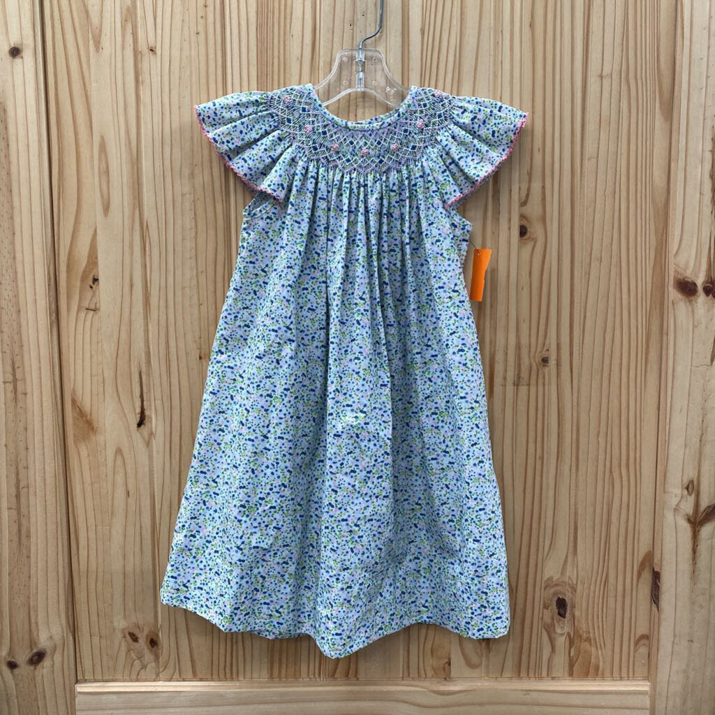 GIRLS EDGEHILL COLLECTION WHITE FLORAL DRESS 3T