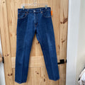 MENS WRANGLER DK DENIM JEANS 33X30