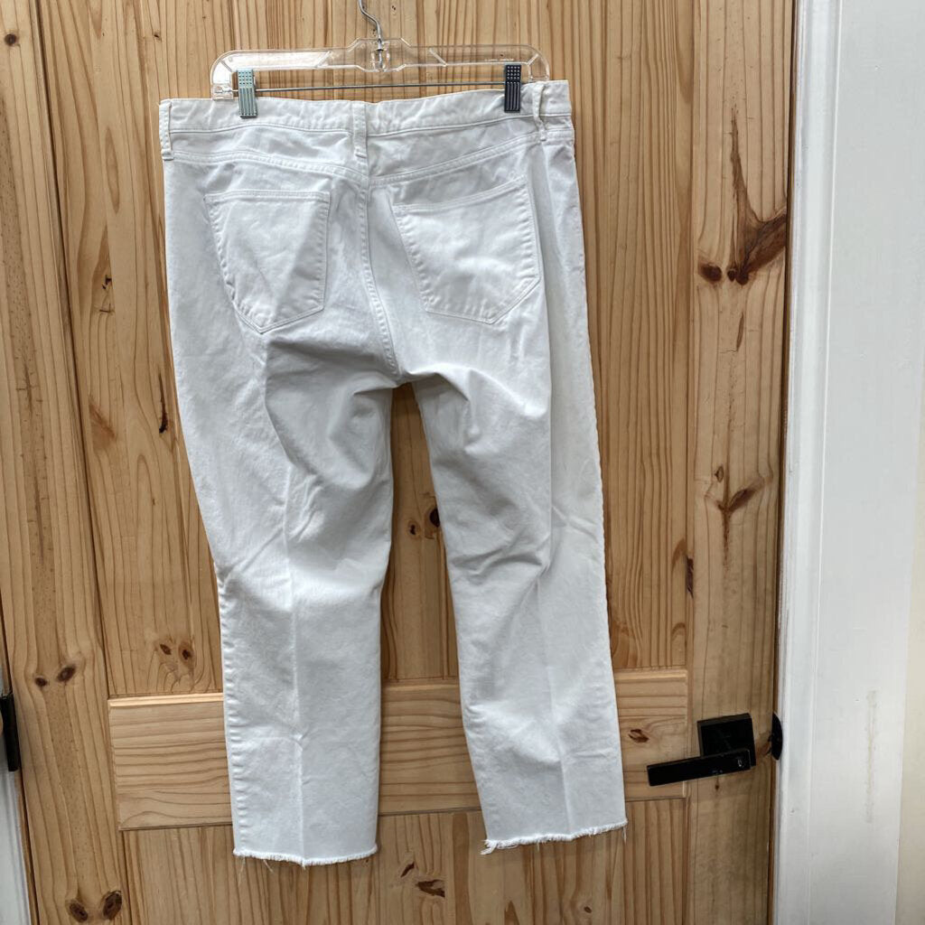 WOMENS GAP WHITE DENIM JEANS 10