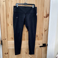 WOMENS UNDER ARMOUR BLK LEGGINGS XL