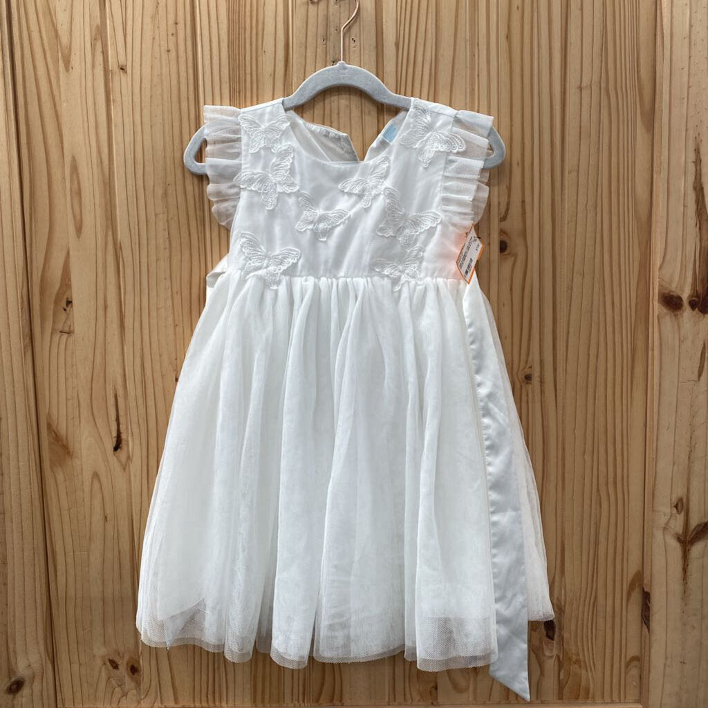 GIRLS EDGEHILL COLLECTION WHITE DRESS 3T