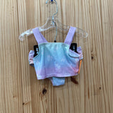 GIRLS MINNIE MOUSE2PC SWIM SET PURPLE/BLUE/GREEN 3T