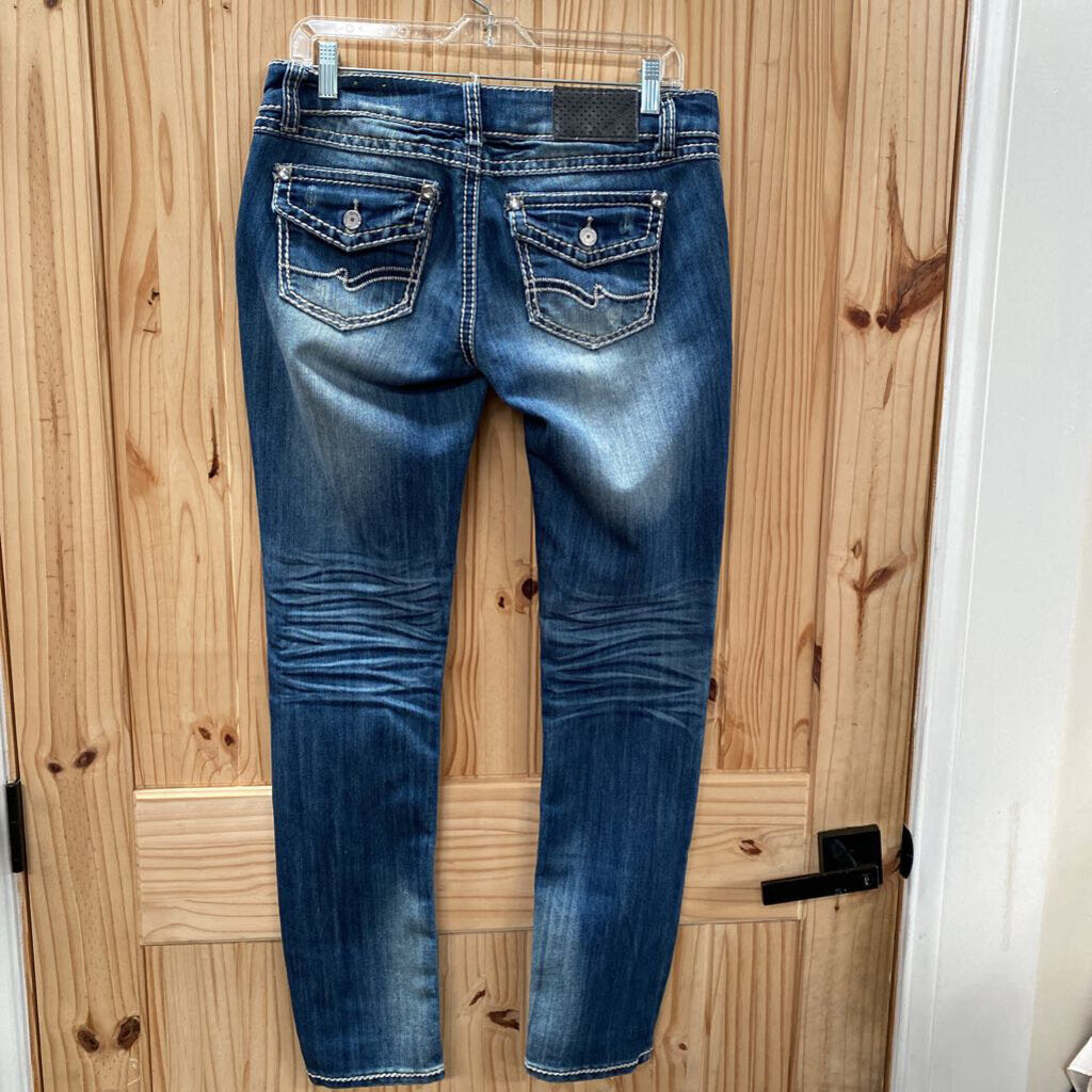 WOMENS ALMOST FAMOUS DENIM JEANS 9
