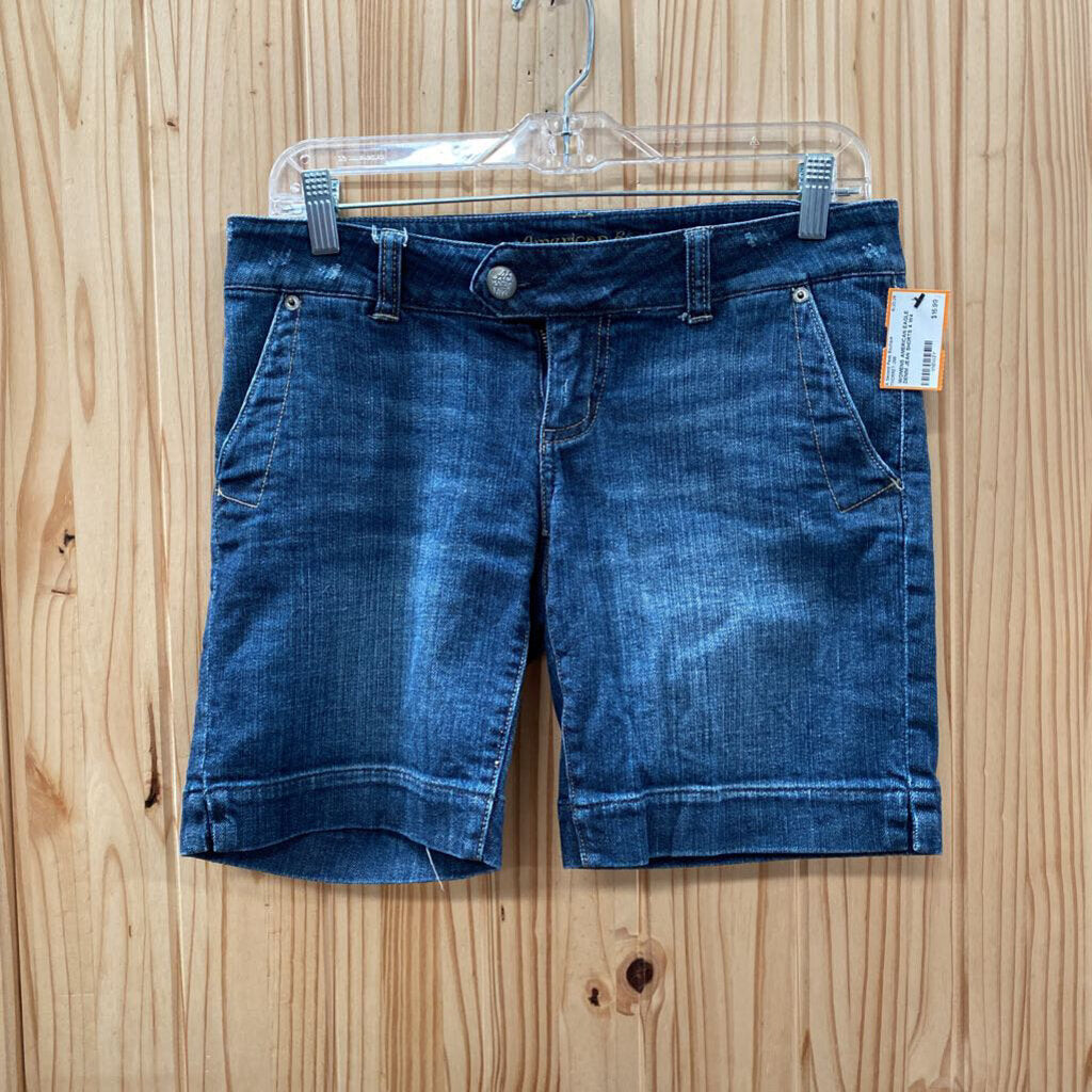 WOMENS AMERICAN EAGLE DENIM JEAN SHORTS 4