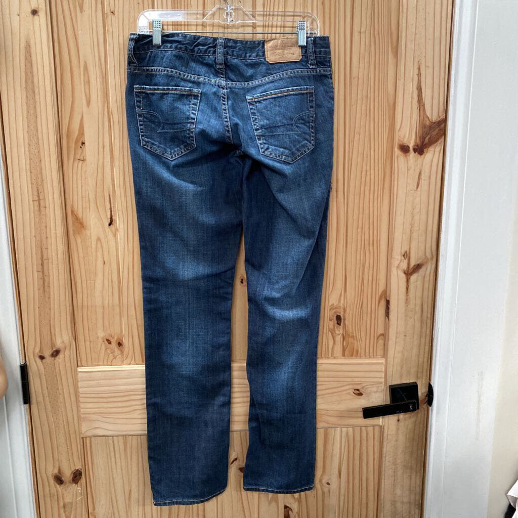 WOMENS AMERICAN EAGLE DK DENIM JEANS 6