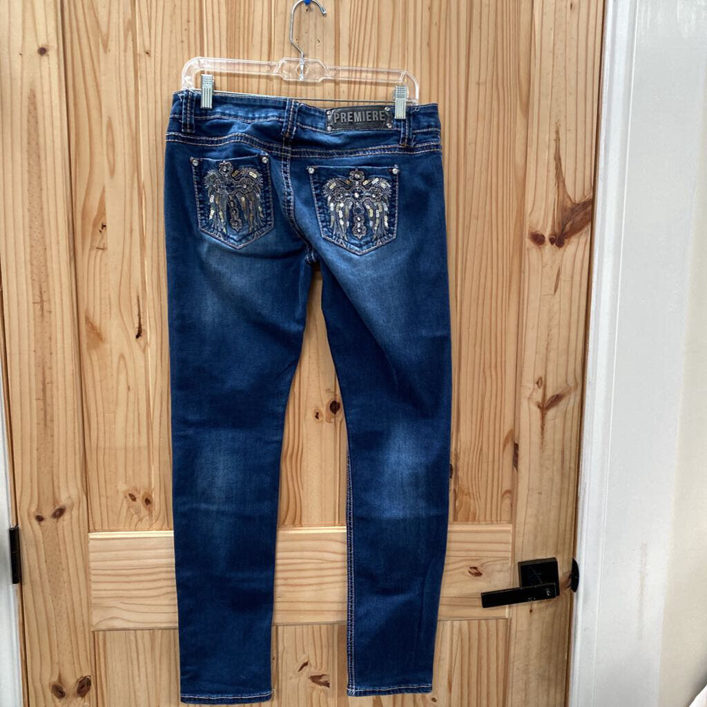 WOMENS PREMIERE DK DENIM JEANS 7/8
