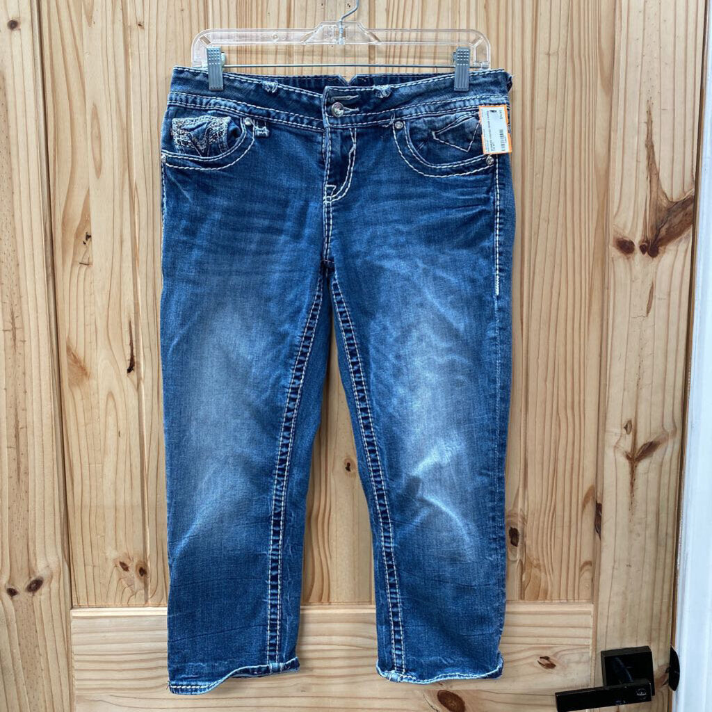 WOMENS VIGOSS DENIM CAPRIS 7/8