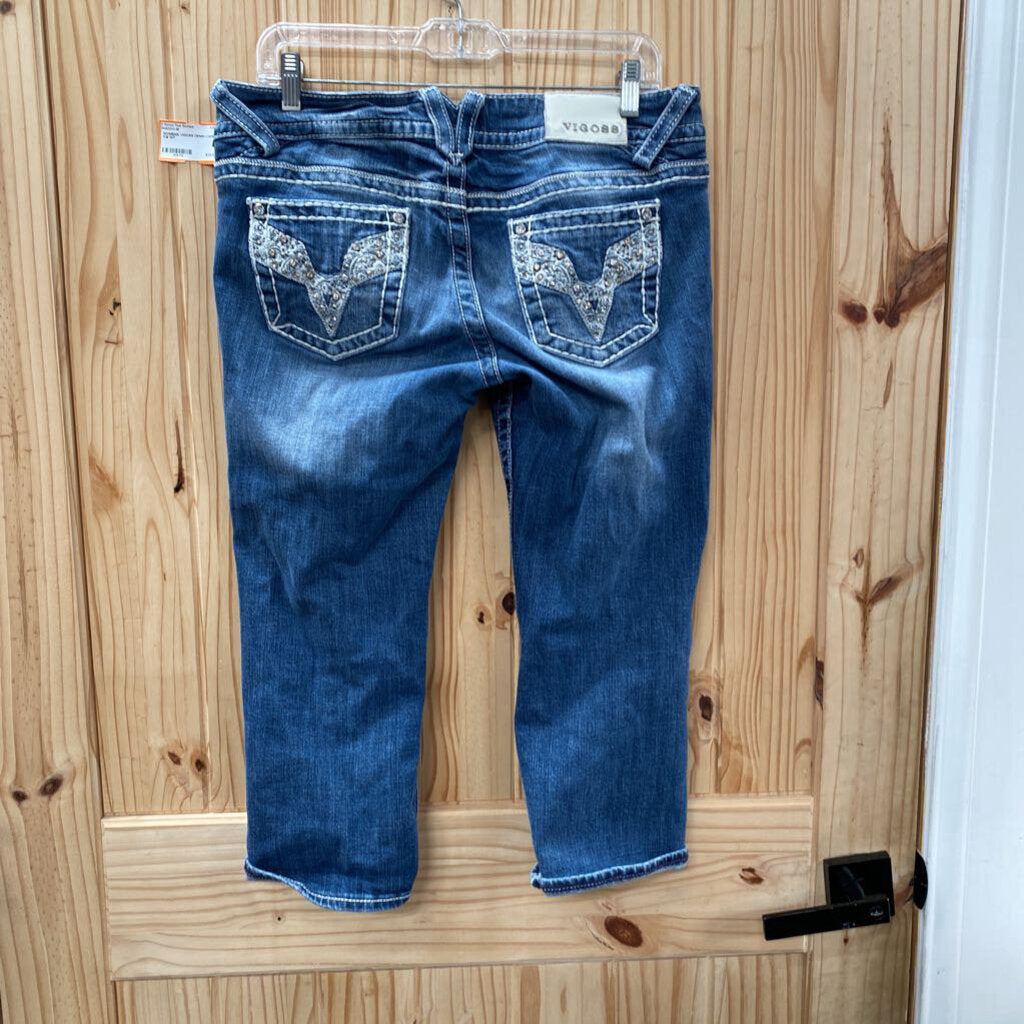 WOMENS VIGOSS DENIM CAPRIS 7/8