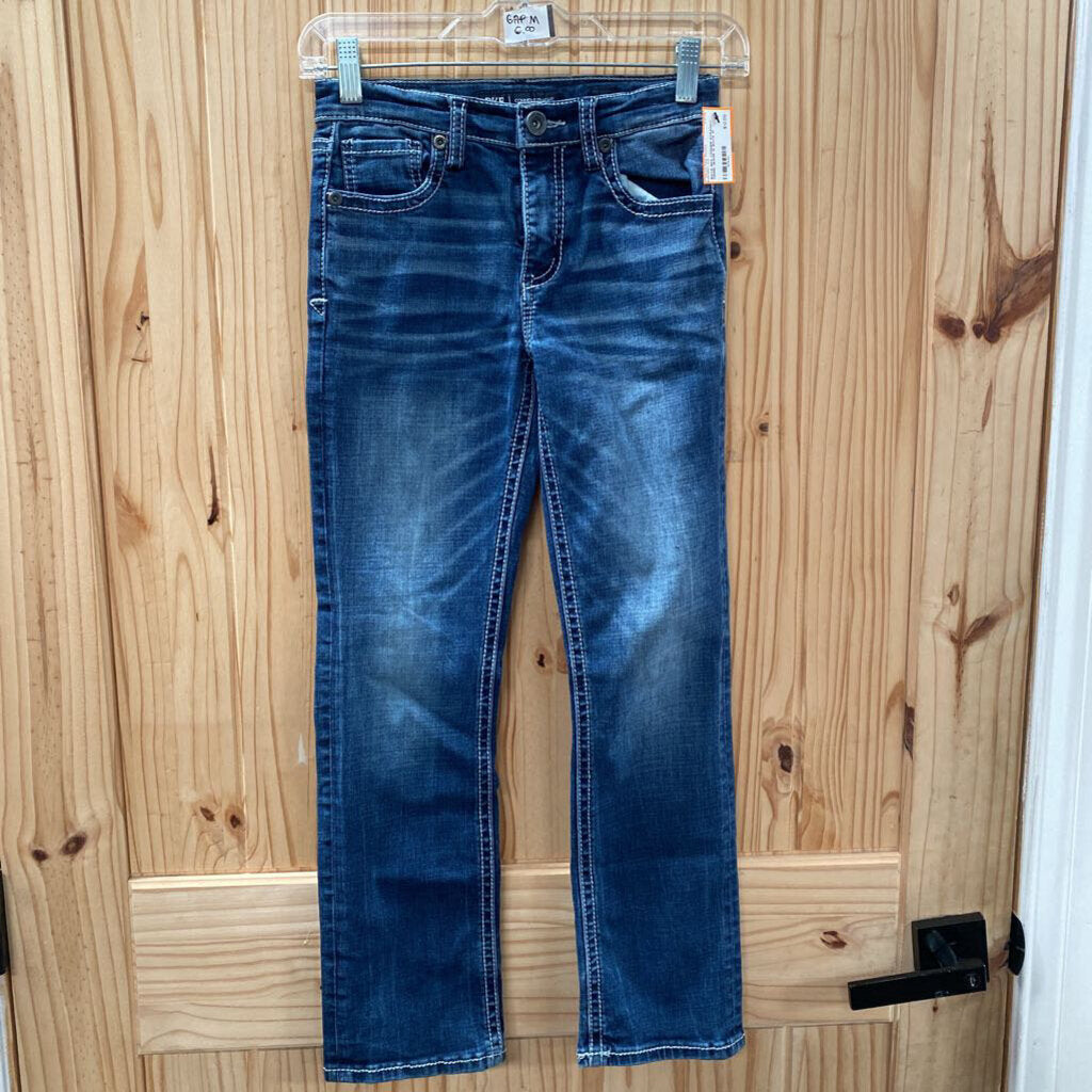 BOYS BKE CONNER STRAIGHT DENIM JEANS 10