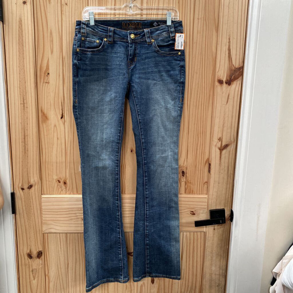 WOMENS ROCK & ROLL DENIM JEANS 28