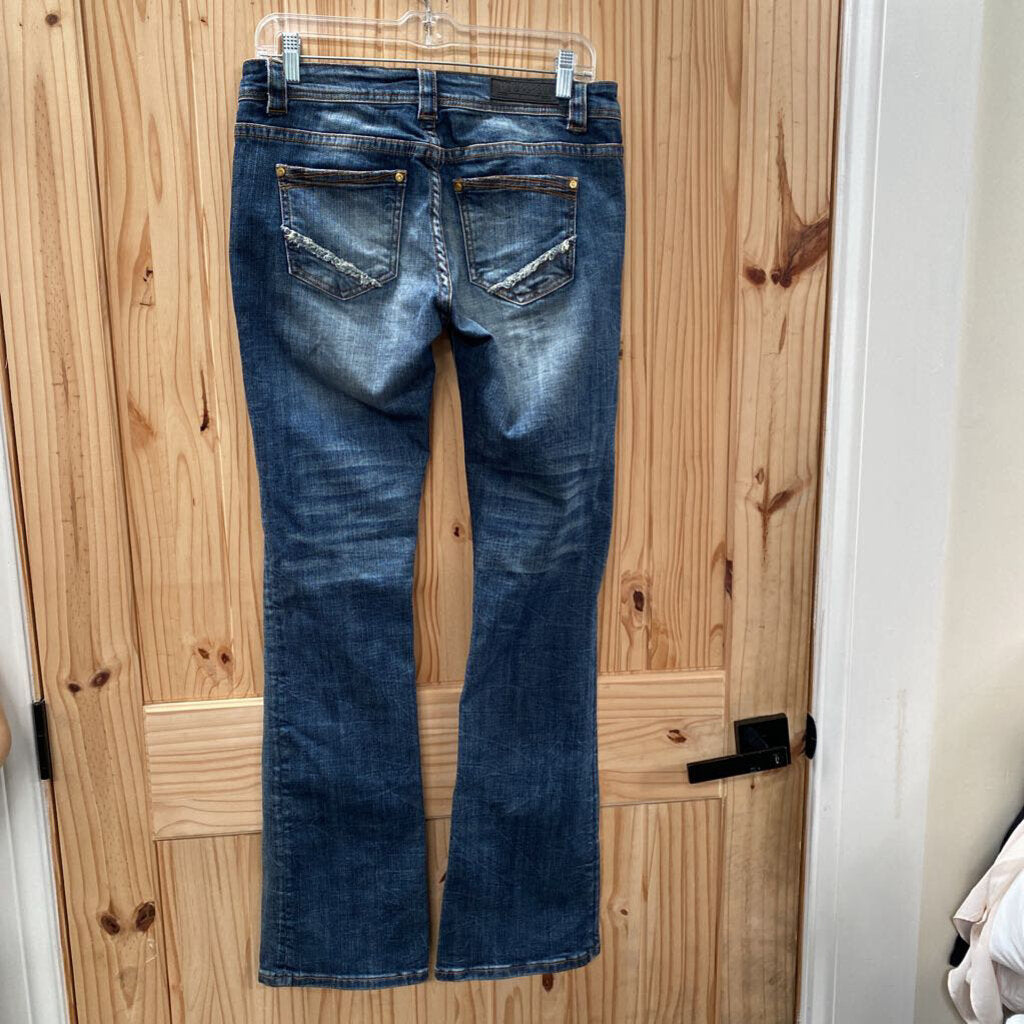 WOMENS ROCK & ROLL DENIM JEANS 28