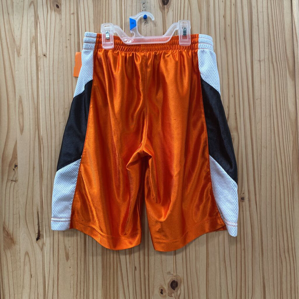 BOYS NIKE OSU ORANGE/WHITE/BLK SHORTS S 8/10