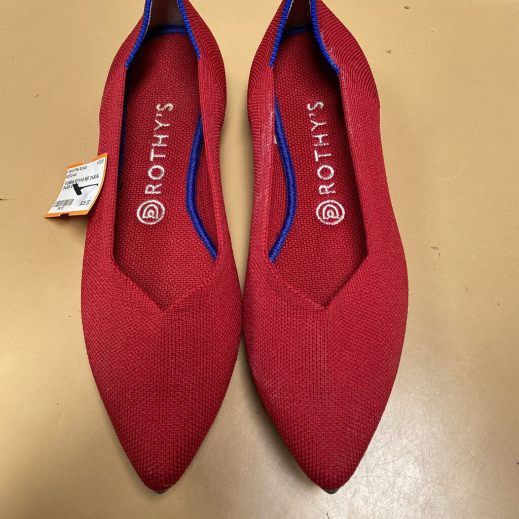 WOMENS ROTHYS RED CASUAL SHOES 10