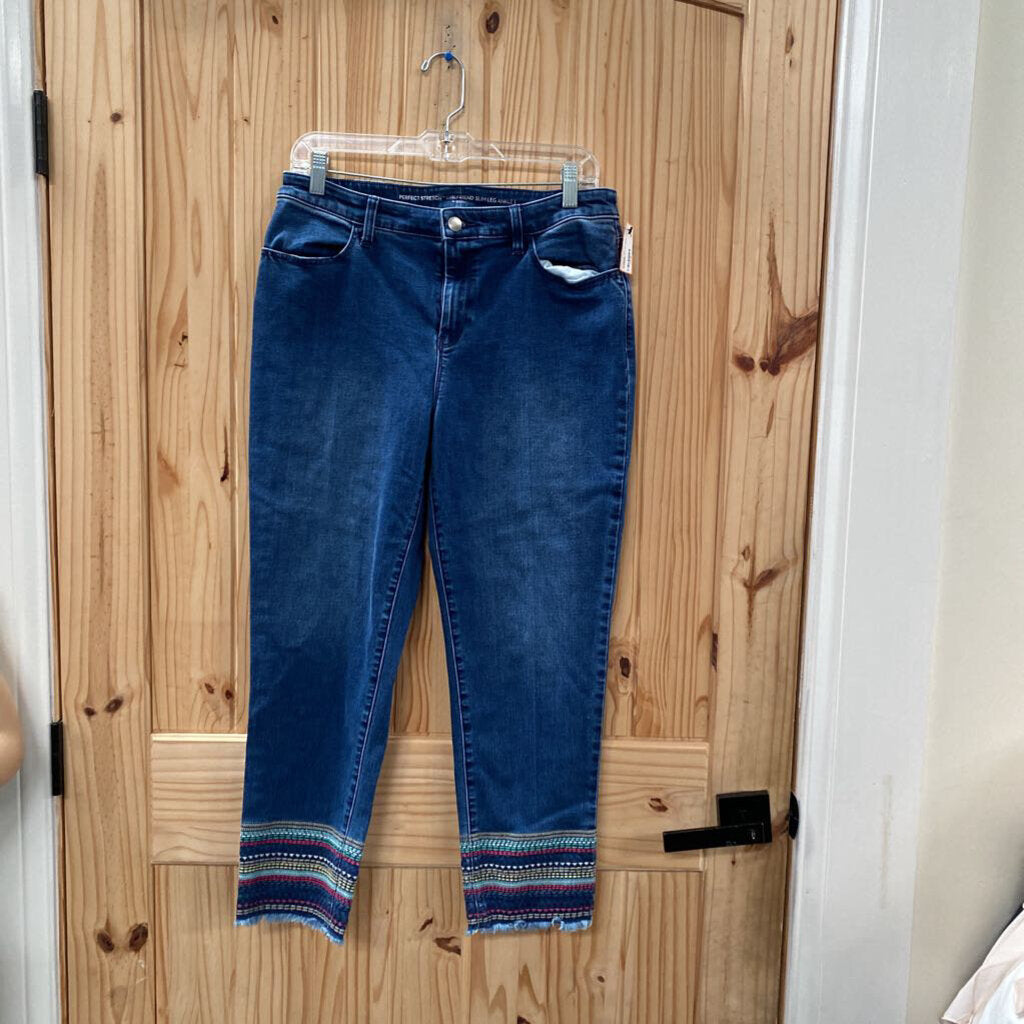 WOMENS CHICOS DENIM JEANS W/DESIGN 1