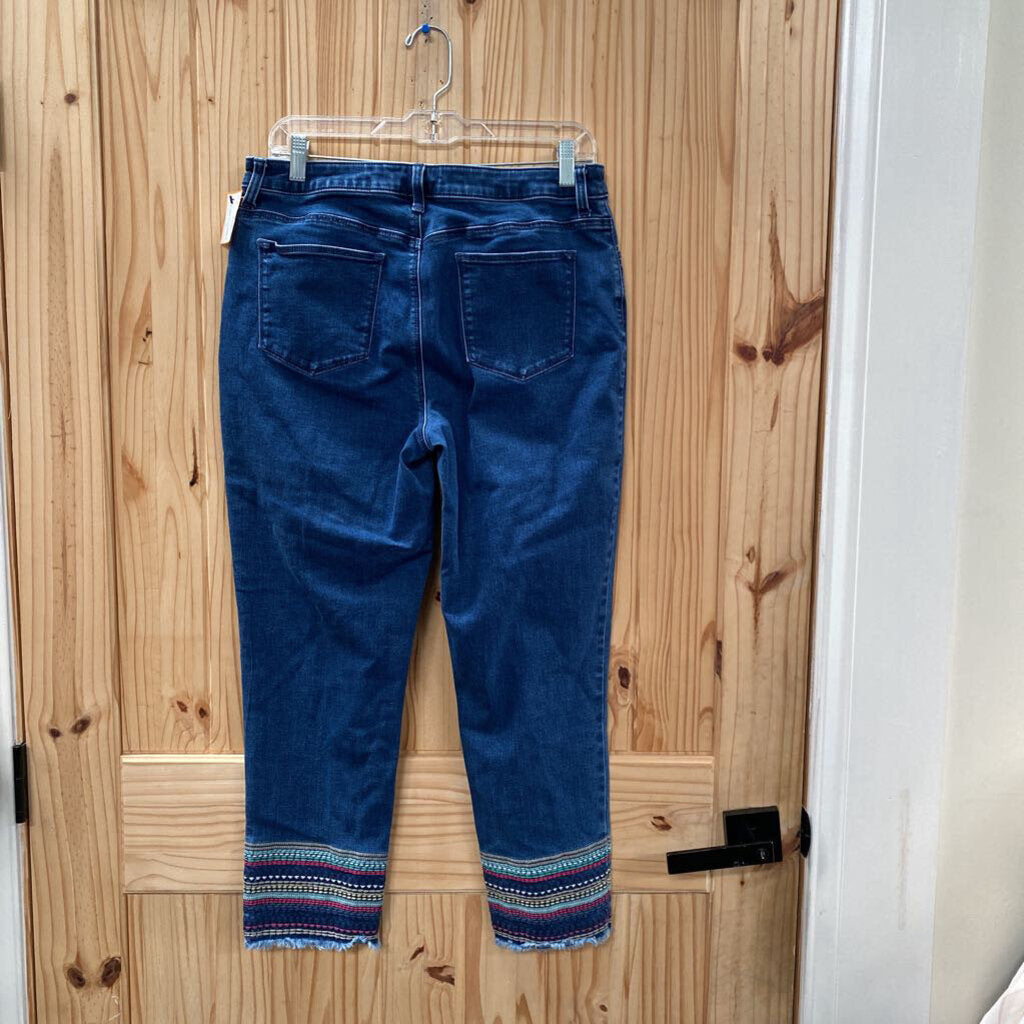 WOMENS CHICOS DENIM JEANS W/DESIGN 1