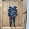 BOYS LITTLE SLEEPIES ARMY GREEN CAMO SLEEPER 6/12M