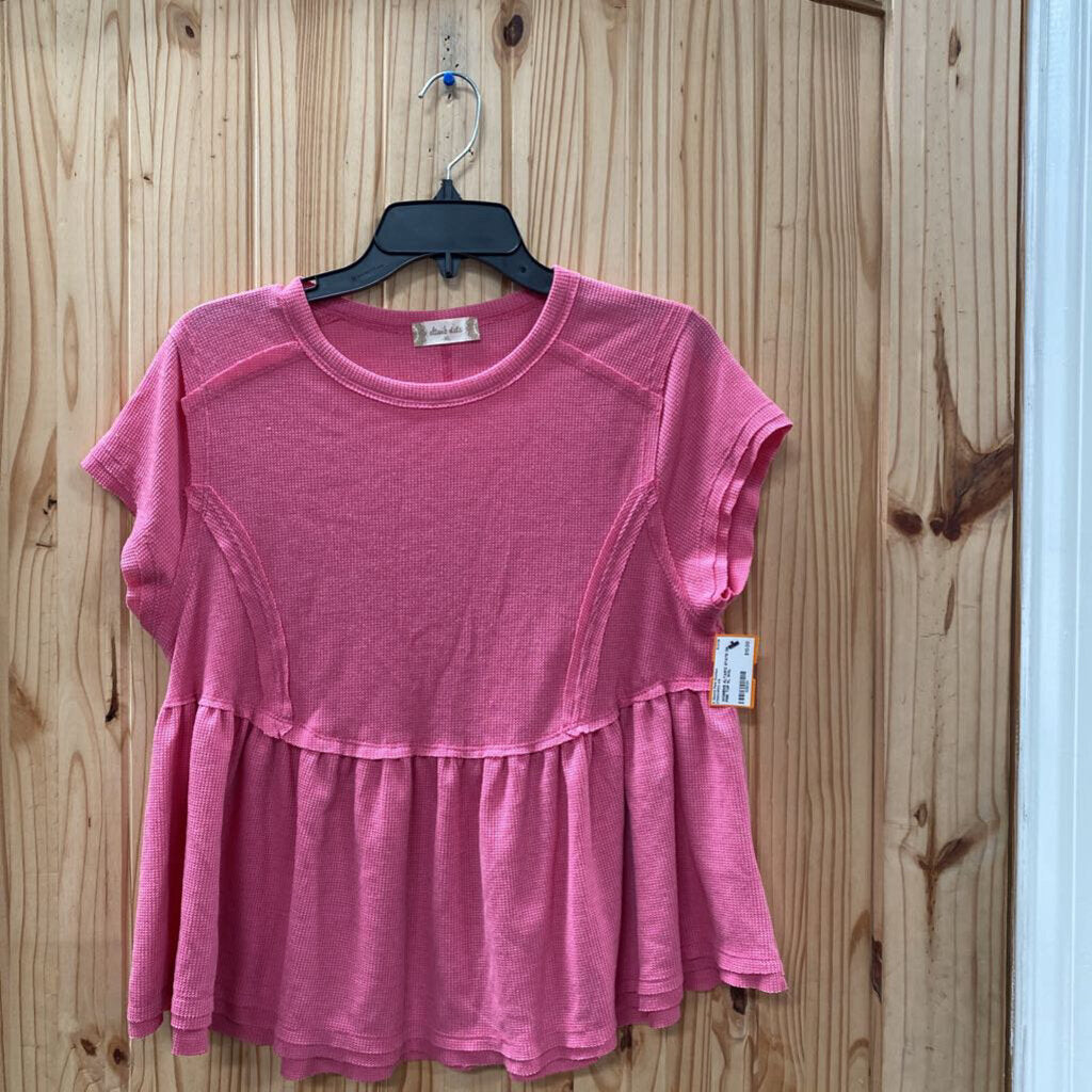 WOMENS ALTAR'D STATE DK PINK TOP XL