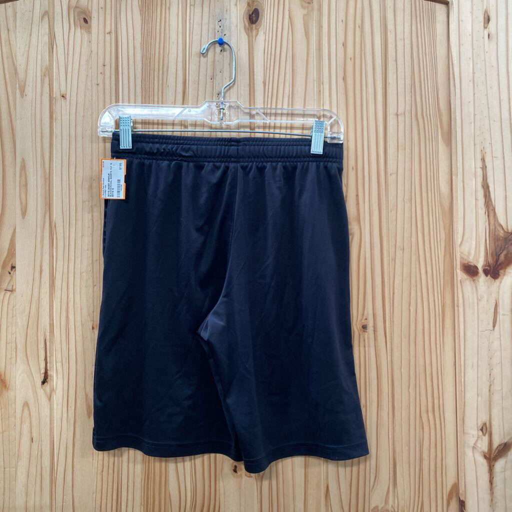 BOYS UNDER ARMOUR BLK/CHARCOAL SHORTS YLG 12