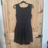 WOMENS NY&C SL BLK ROMPER M NWT