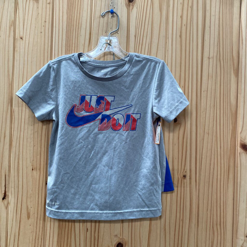 BOYS JUST DO IT 2PC SET RED/BLUE/GREY XS 4