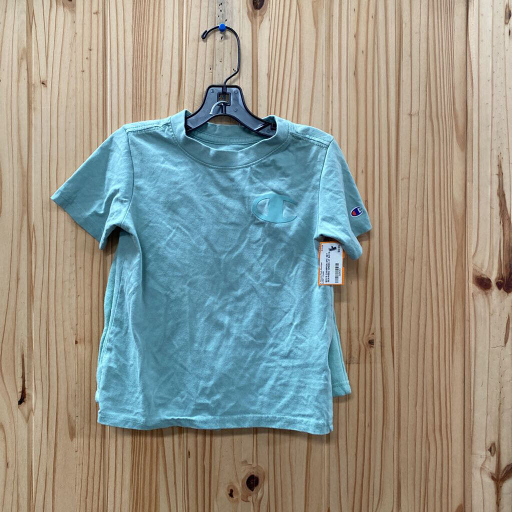 BOYS CHAMPION 2PC SET SEAWEED GREEN 4T