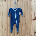 BOYS KICKEE PANTS SLEEPER SK TEAL W/STARS 0/3M
