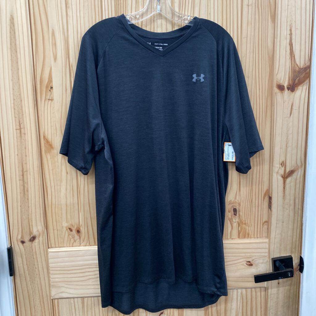 MENS UNDER ARMOUR BLK SHIRT 3XLT