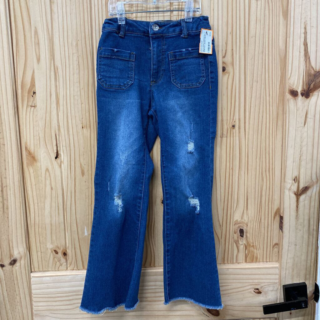 GIRLS JESSICA SIMPSON DK DENIM DIST. JEANS 7