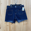 GIRLS OLD NAVY DK DENIM SHORTS 6