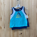GIRLS REEBOK 2PC SET DK TEAL/WHITE/TEAL 5T