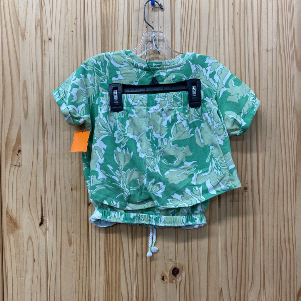 GIRLS JESSICA SIMPSON 2PC SET GREEN 6