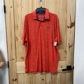 UNDER ARMOUR XL MENS POLO ORANGE