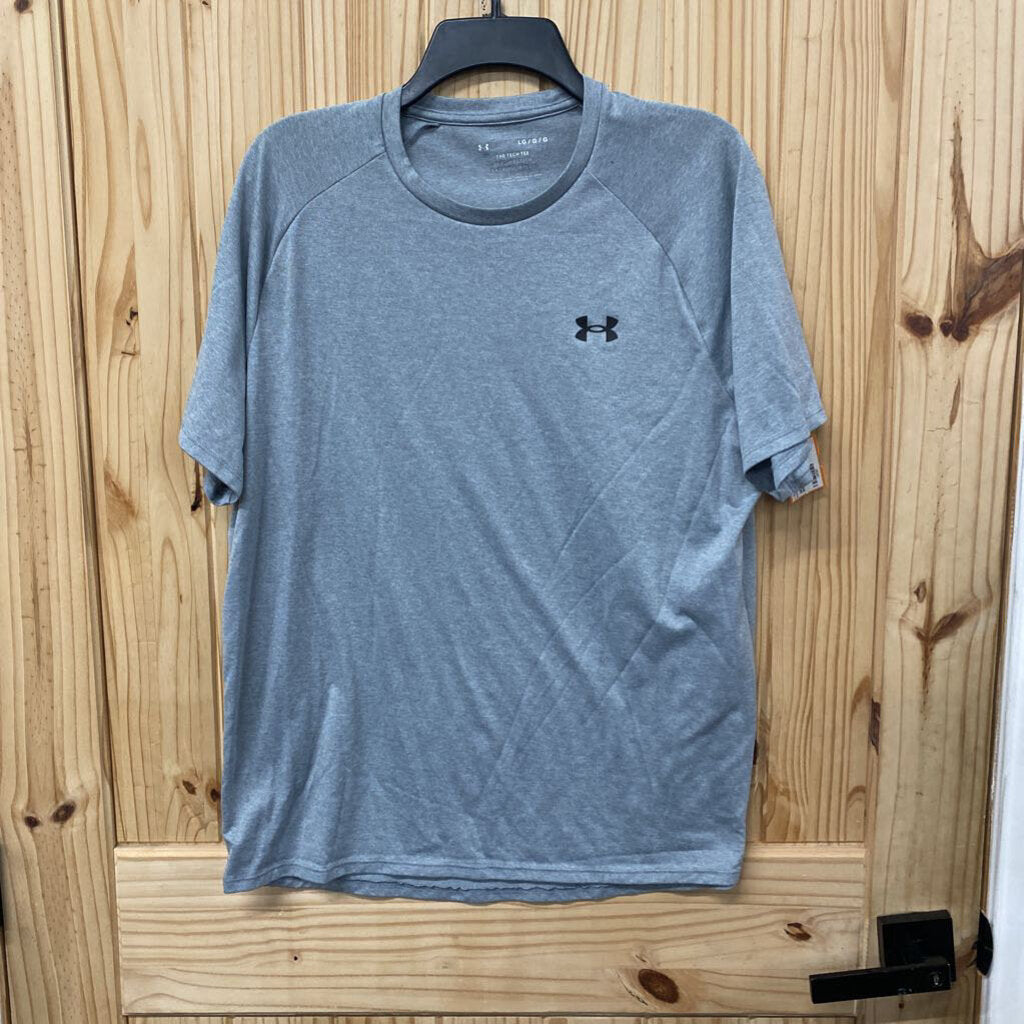 MENS L UNDER ARMOUR GREY SHIRT