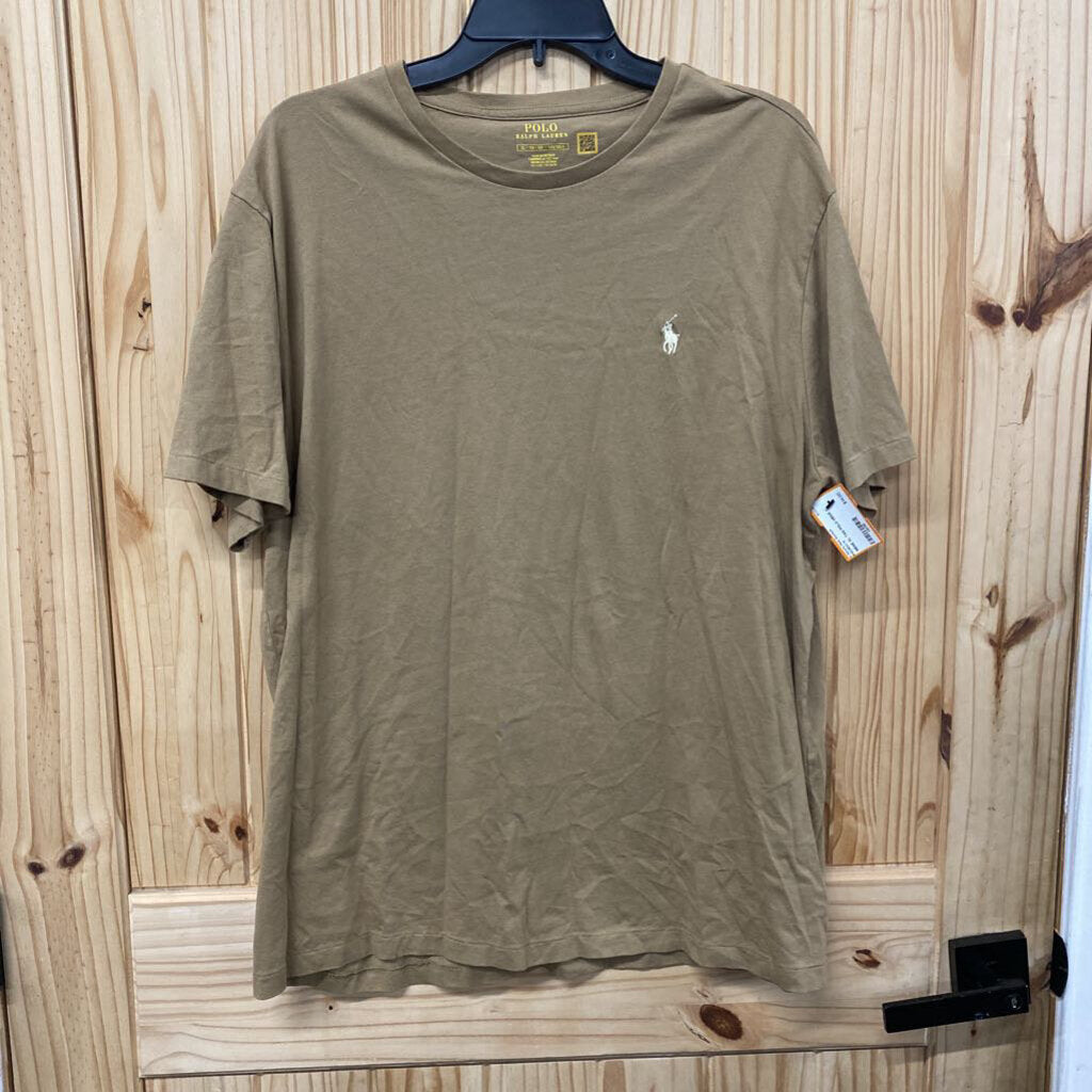 MENS XL TAN POLO